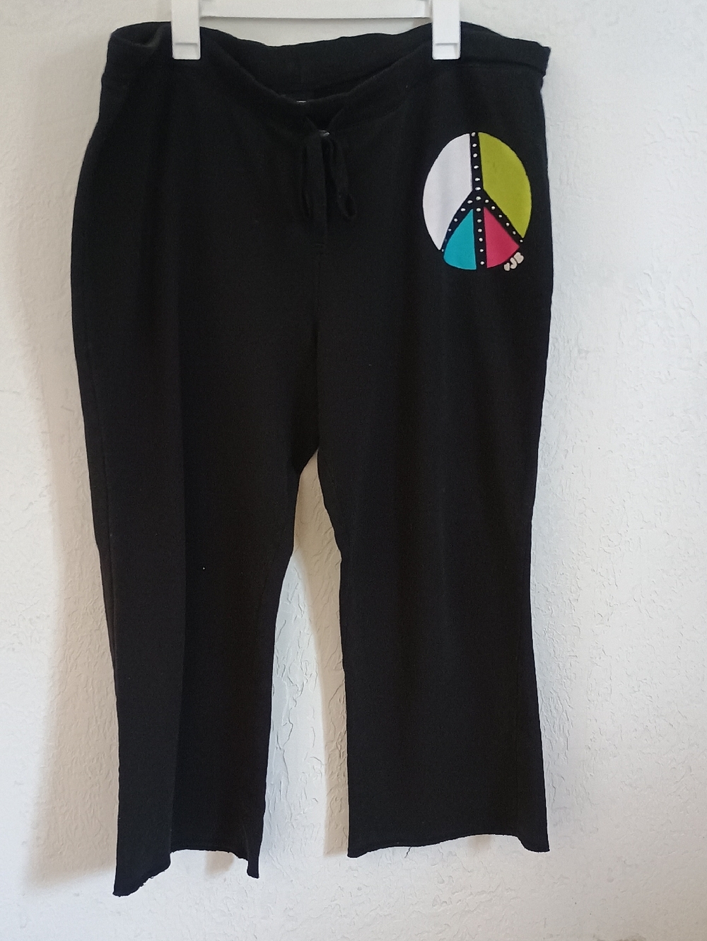 Joe Boxer Black Sweatpants with Label Detail